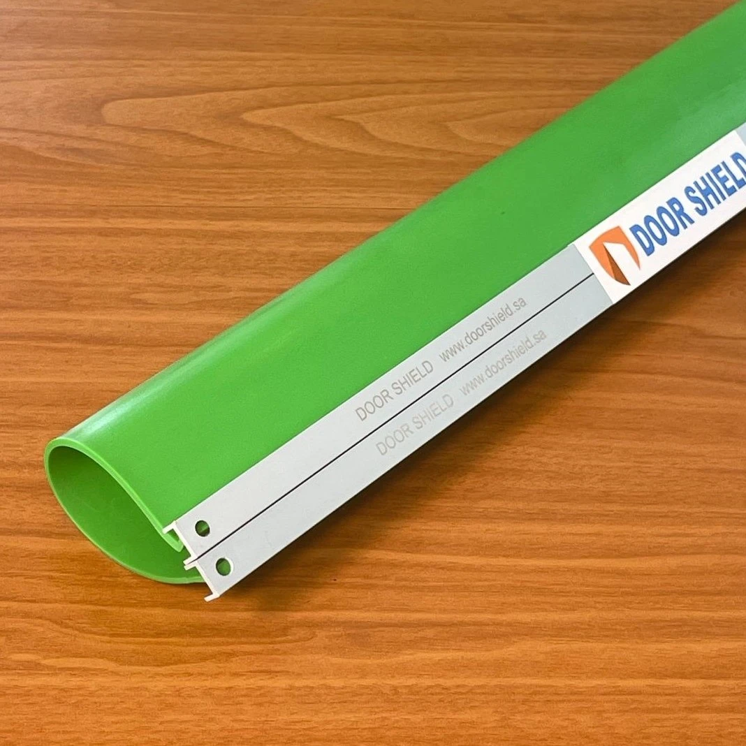 Green shield and silver square binder